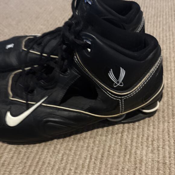 Nike Vince Carter Air FLIGHT SHOX TRAINERS US13 Black White main image 7
